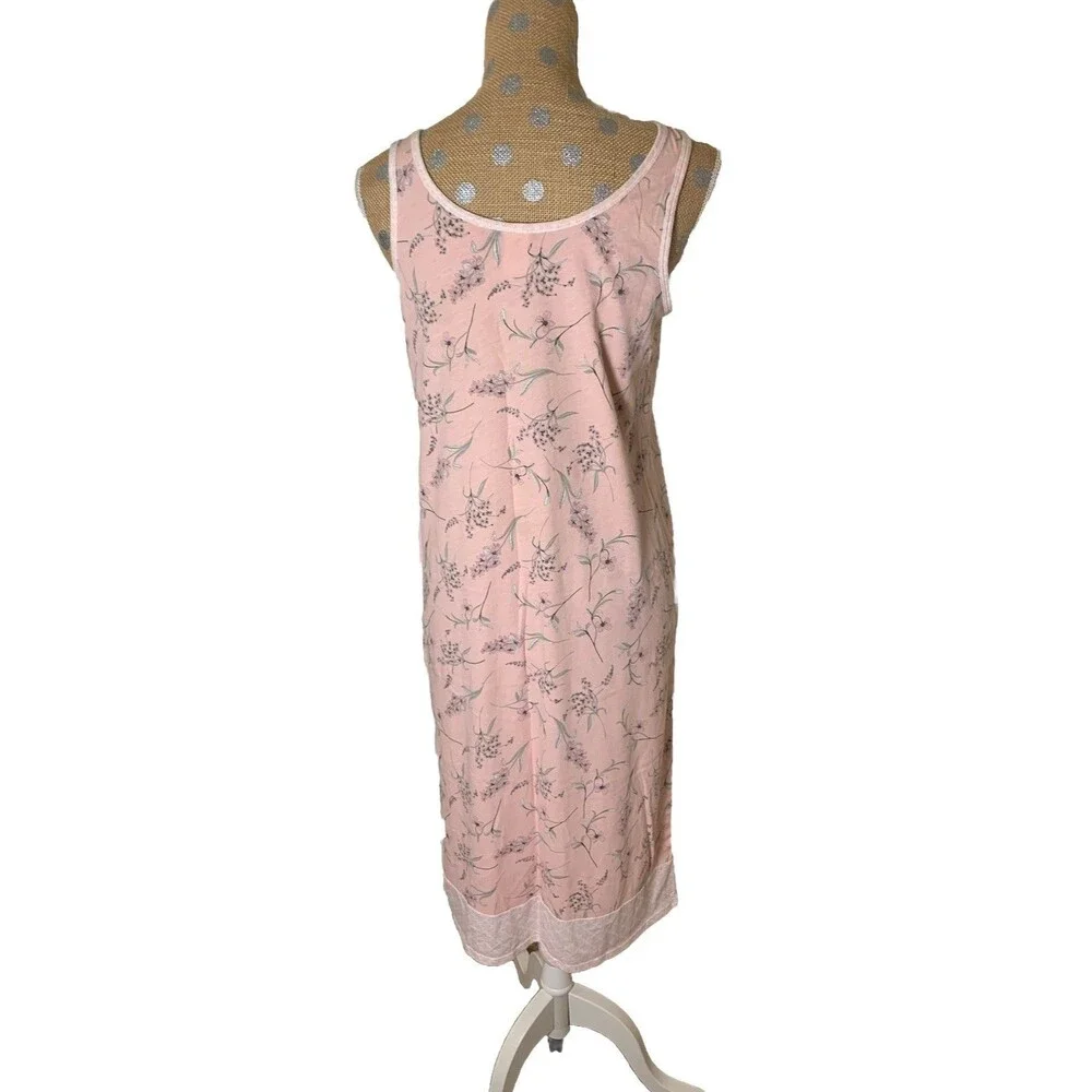 Vintage Adonna Women’s Cottage Floral Nightgown Pajama Sleeping Dress Small - Picture 8 of 11